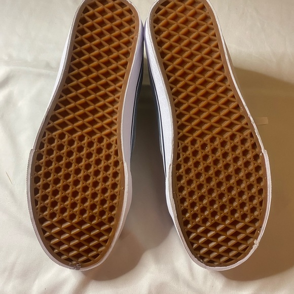 VANS Skate Mid Top Denim 2-Tone New Men Size 7.5 Skater Casual Shoe - Picture 7 of 8